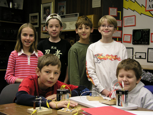 kids in class